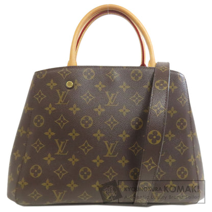 LOUIS VUITTON M41056 Montaigne MM Handbag Monogram canvas Ladies [Used]