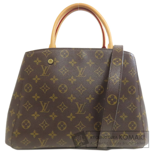 LOUIS VUITTON M41056 Montaigne MM Handbag Monogram canvas Ladies [Used]
