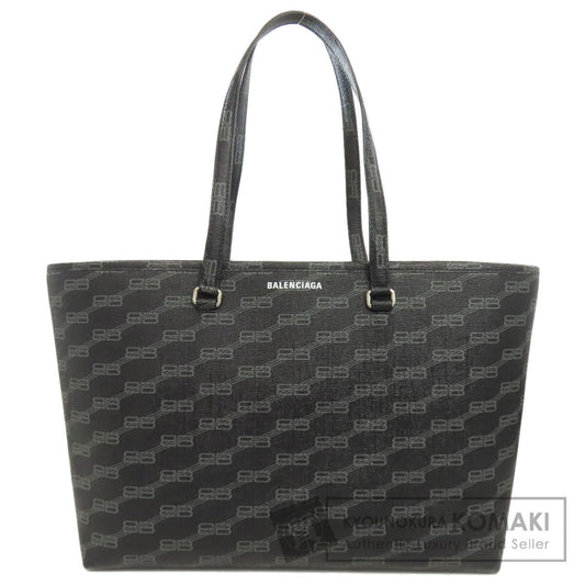 BALENCIAGA 702698 Medium Shopper BBMonogram Tote Bag PVC Ladies [Used]