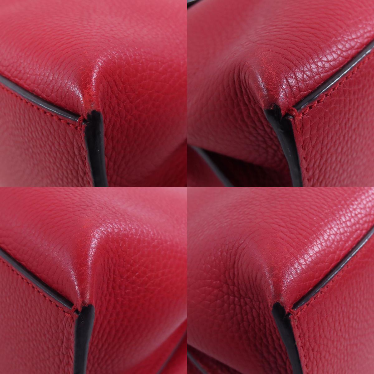 GUCCI 392013 Bamboo Daily 2WAY Handbag Leather Ladies [Used]