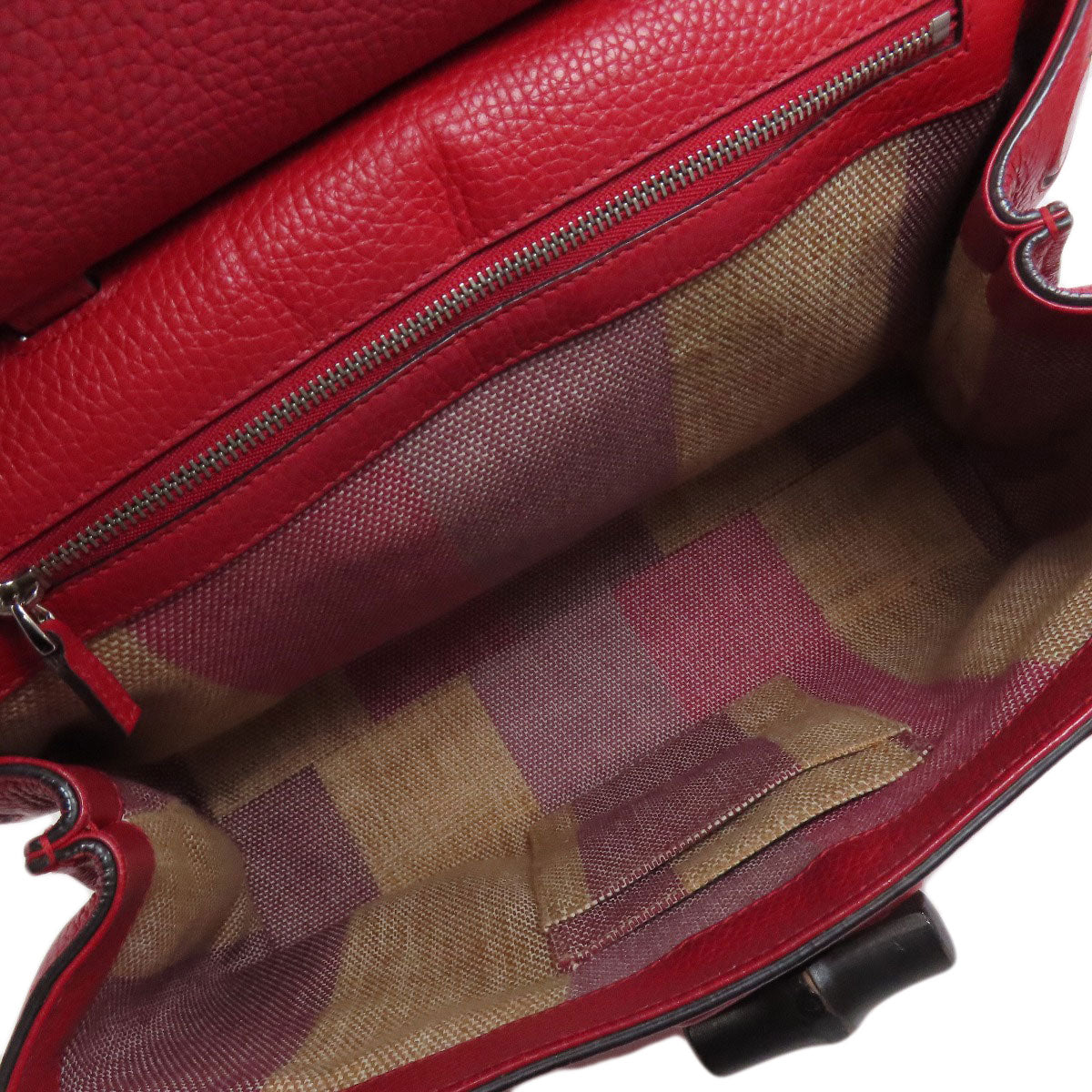 GUCCI 392013 Bamboo Daily 2WAY Handbag Leather Ladies [Used]