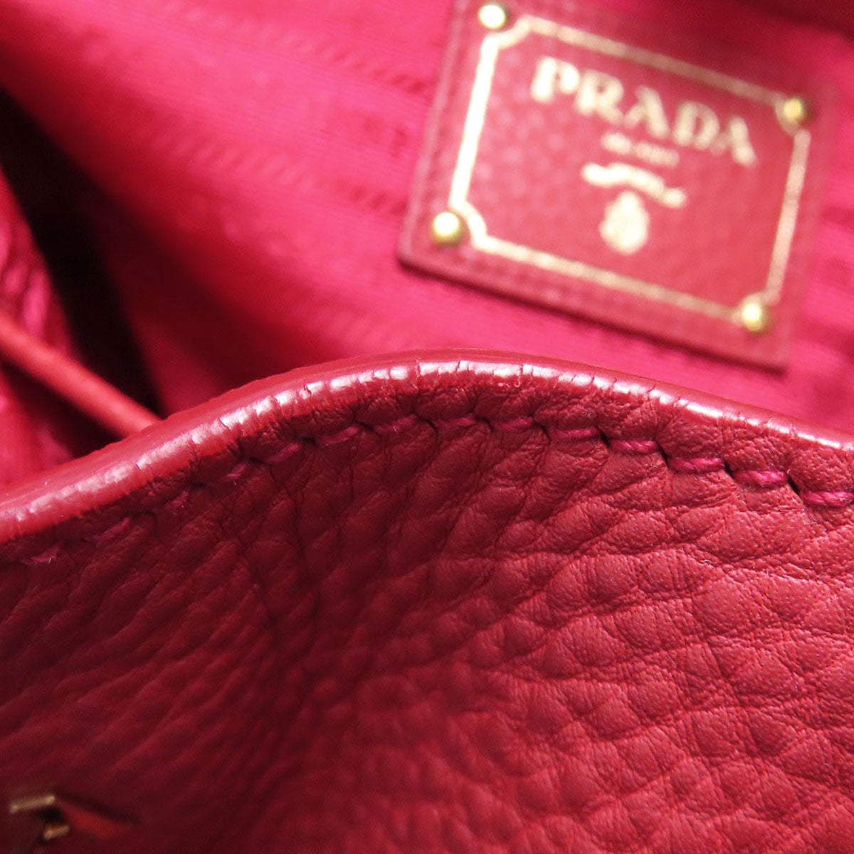 PRADA one belt Shoulder Bag Calf Ladies [Used]