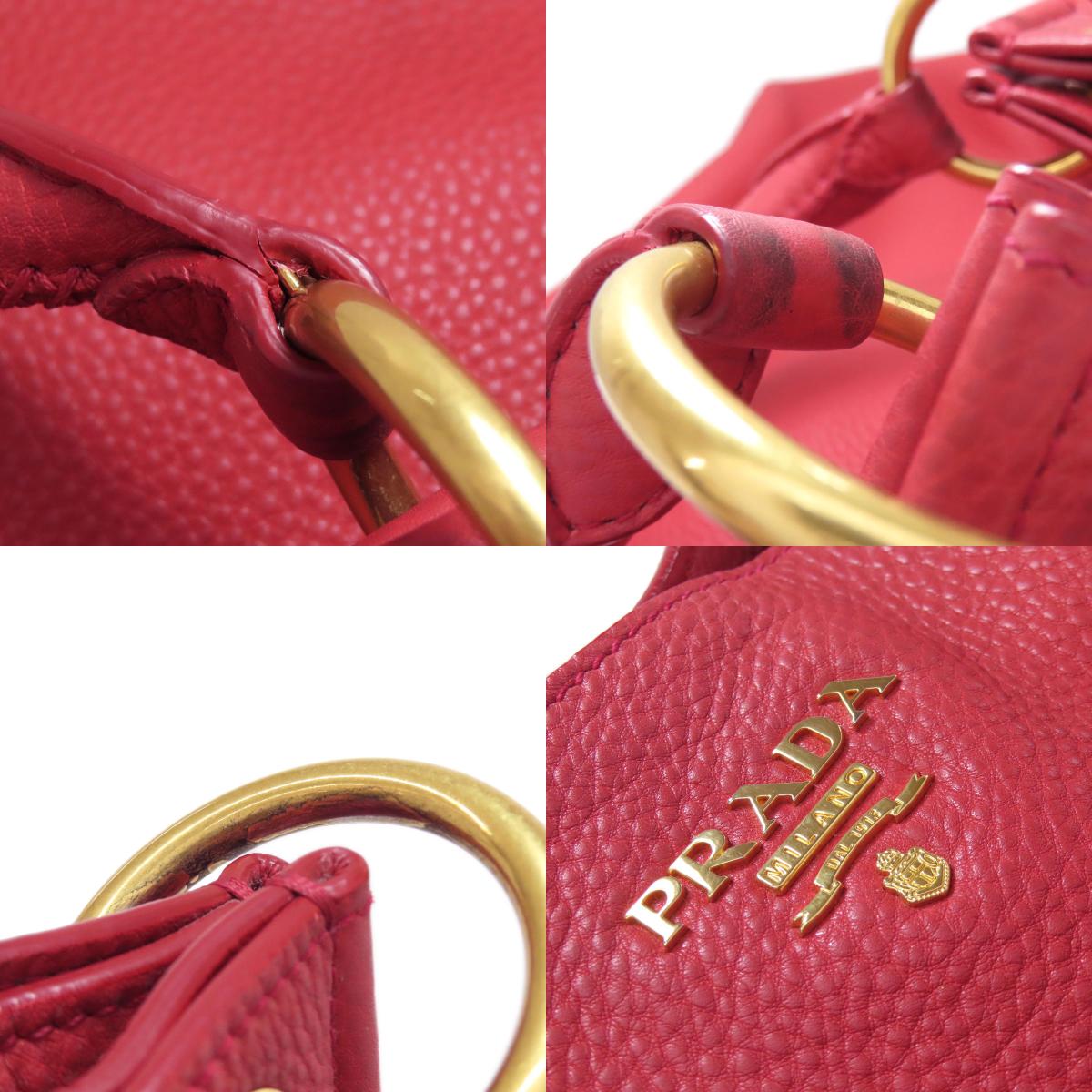 PRADA one belt Shoulder Bag Calf Ladies [Used]