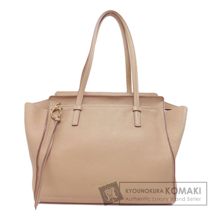 Salvatore Ferragamo Amy GanciniHardware Tote Bag Leather Ladies [Used]