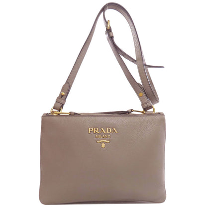 PRADA logo Shoulder Bag Calf Ladies [Used]