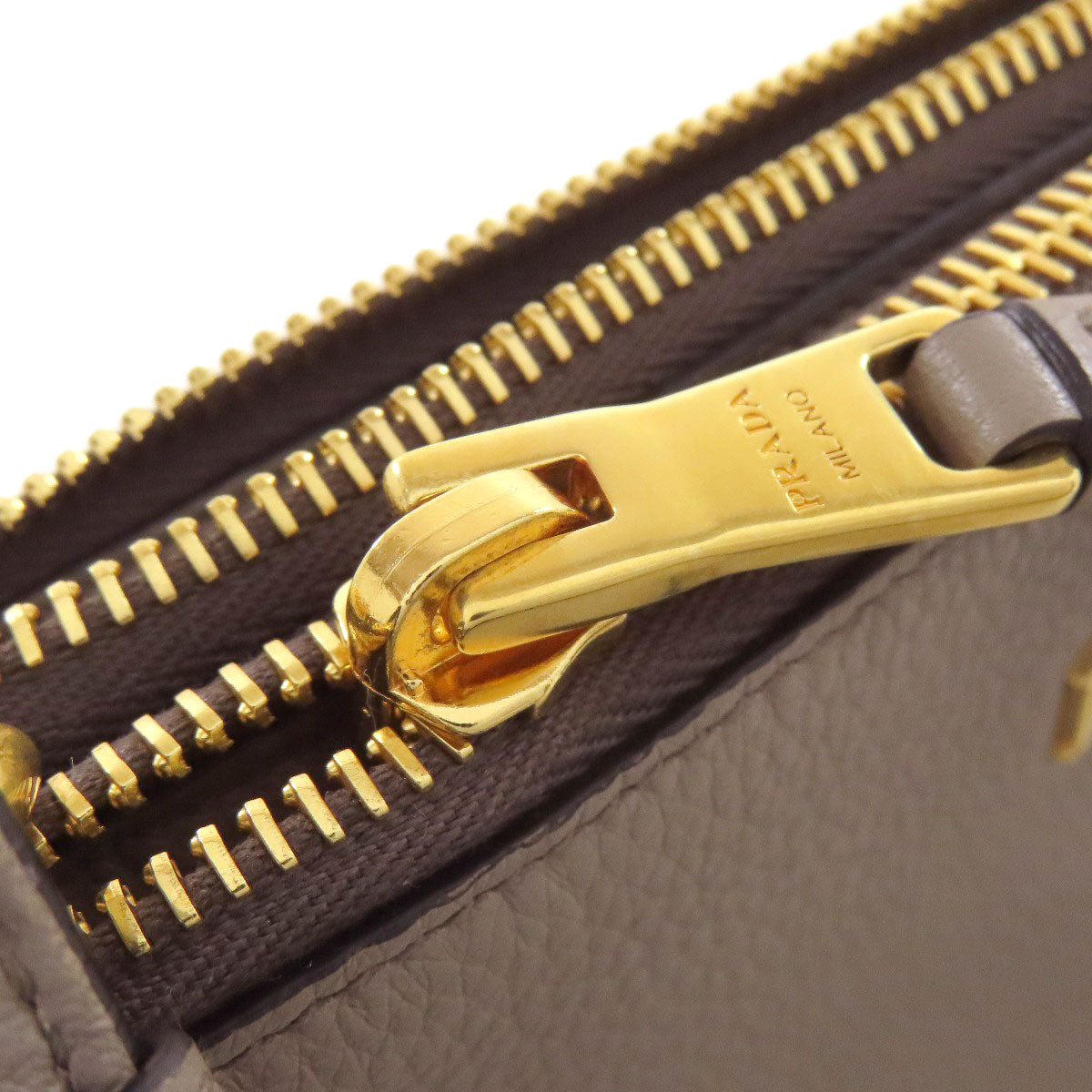 PRADA logo Shoulder Bag Calf Ladies [Used]