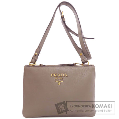 PRADA logo Shoulder Bag Calf Ladies [Used]