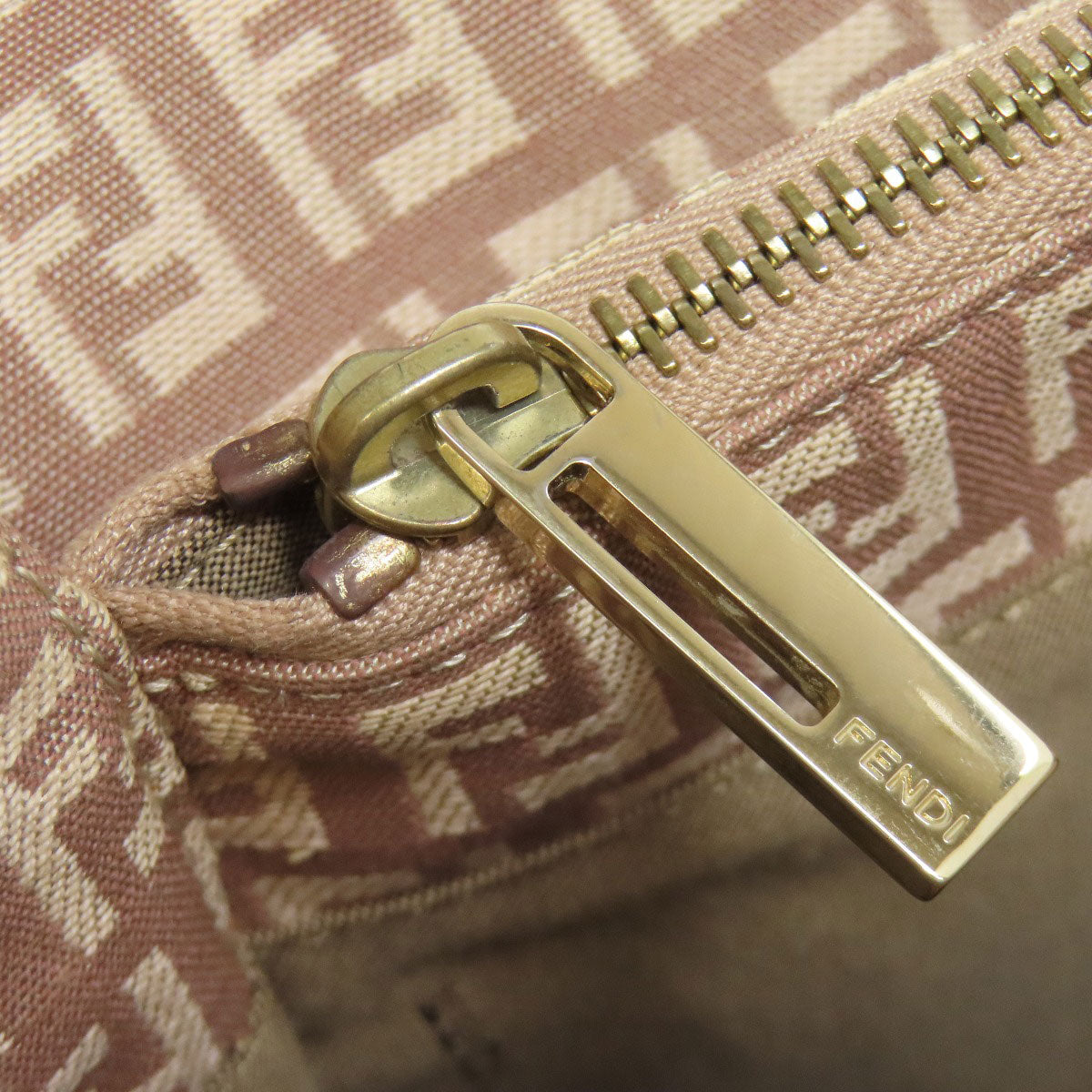 FENDI Zucchino Handbag Canvas Ladies [Used]