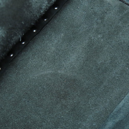 VALENTINO Noir Studs Backpack Â· Daypack Leather Ladies [Used]