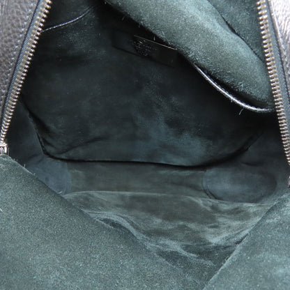 VALENTINO Noir Studs Backpack Â· Daypack Leather Ladies [Used]