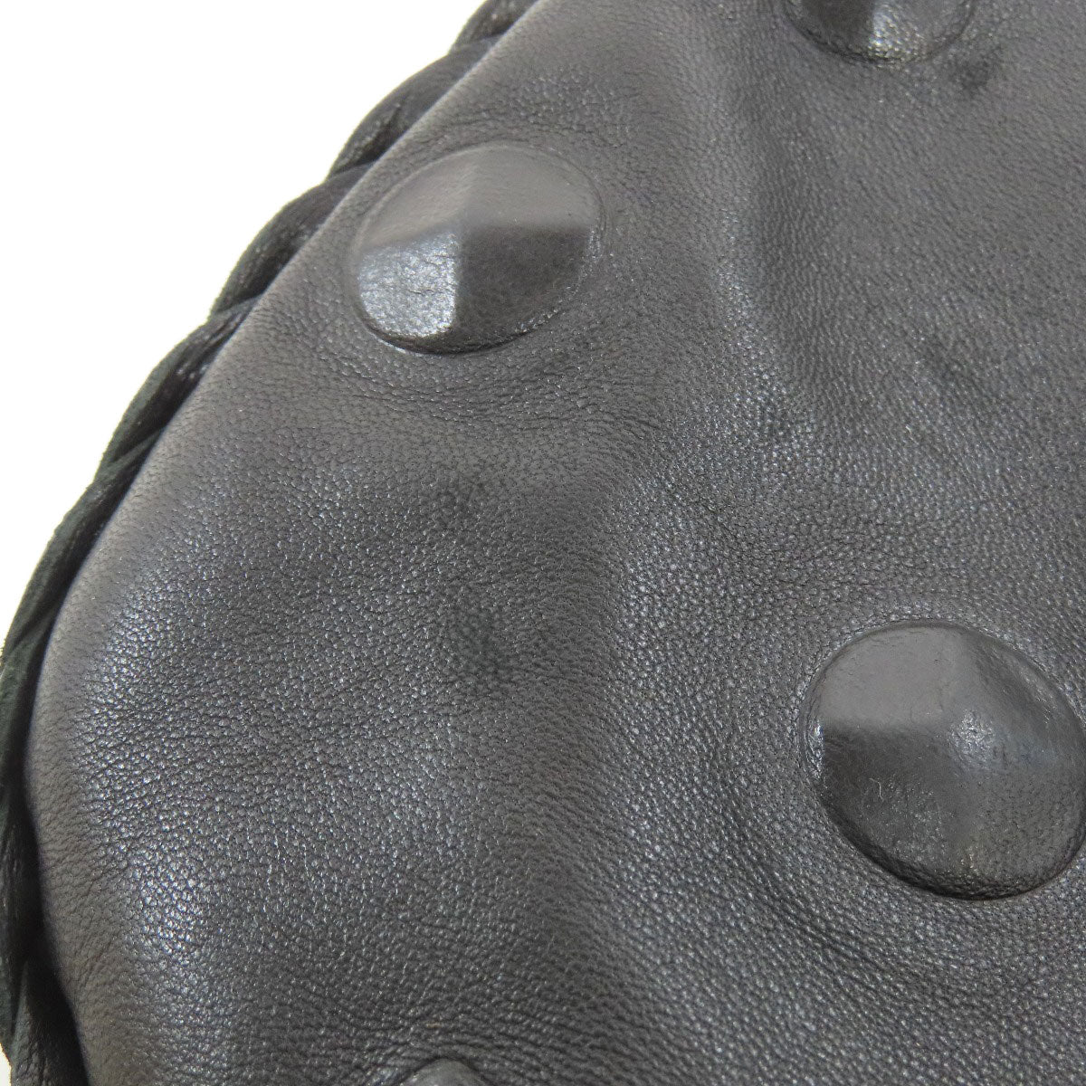 BOTTEGA VENETA one belt embossed Shoulder Bag Calf Ladies [Used]