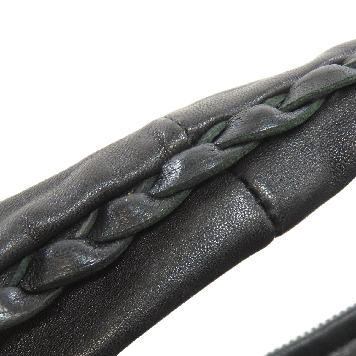 BOTTEGA VENETA one belt embossed Shoulder Bag Calf Ladies [Used]