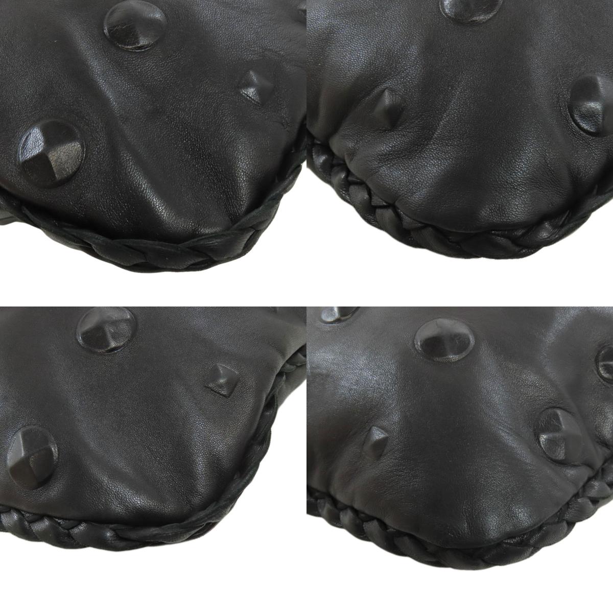 BOTTEGA VENETA one belt embossed Shoulder Bag Calf Ladies [Used]