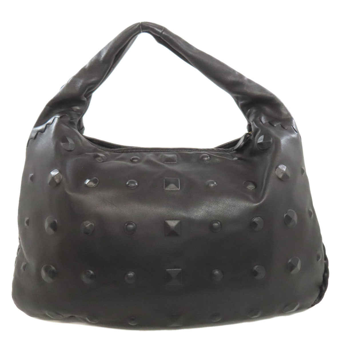 BOTTEGA VENETA one belt embossed Shoulder Bag Calf Ladies [Used]