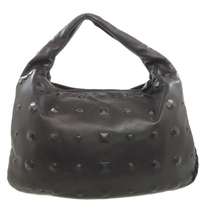 BOTTEGA VENETA one belt embossed Shoulder Bag Calf Ladies [Used]