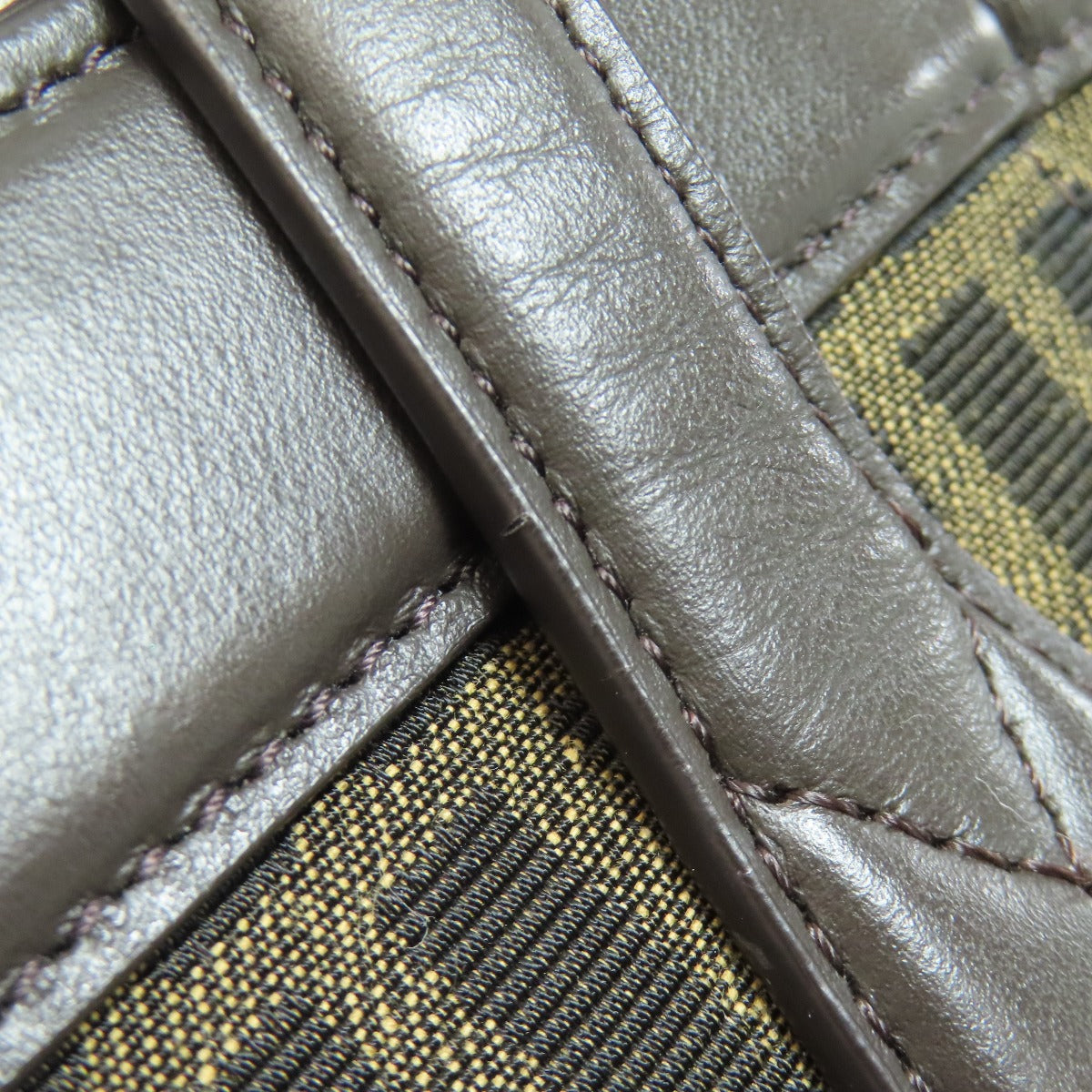 FENDI Origami Medium Zucca Pattern Tote Bag Canvas Ladies [Used]