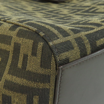 FENDI Origami Medium Zucca Pattern Tote Bag Canvas Ladies [Used]