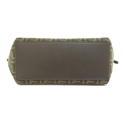 FENDI Origami Medium Zucca Pattern Tote Bag Canvas Ladies [Used]