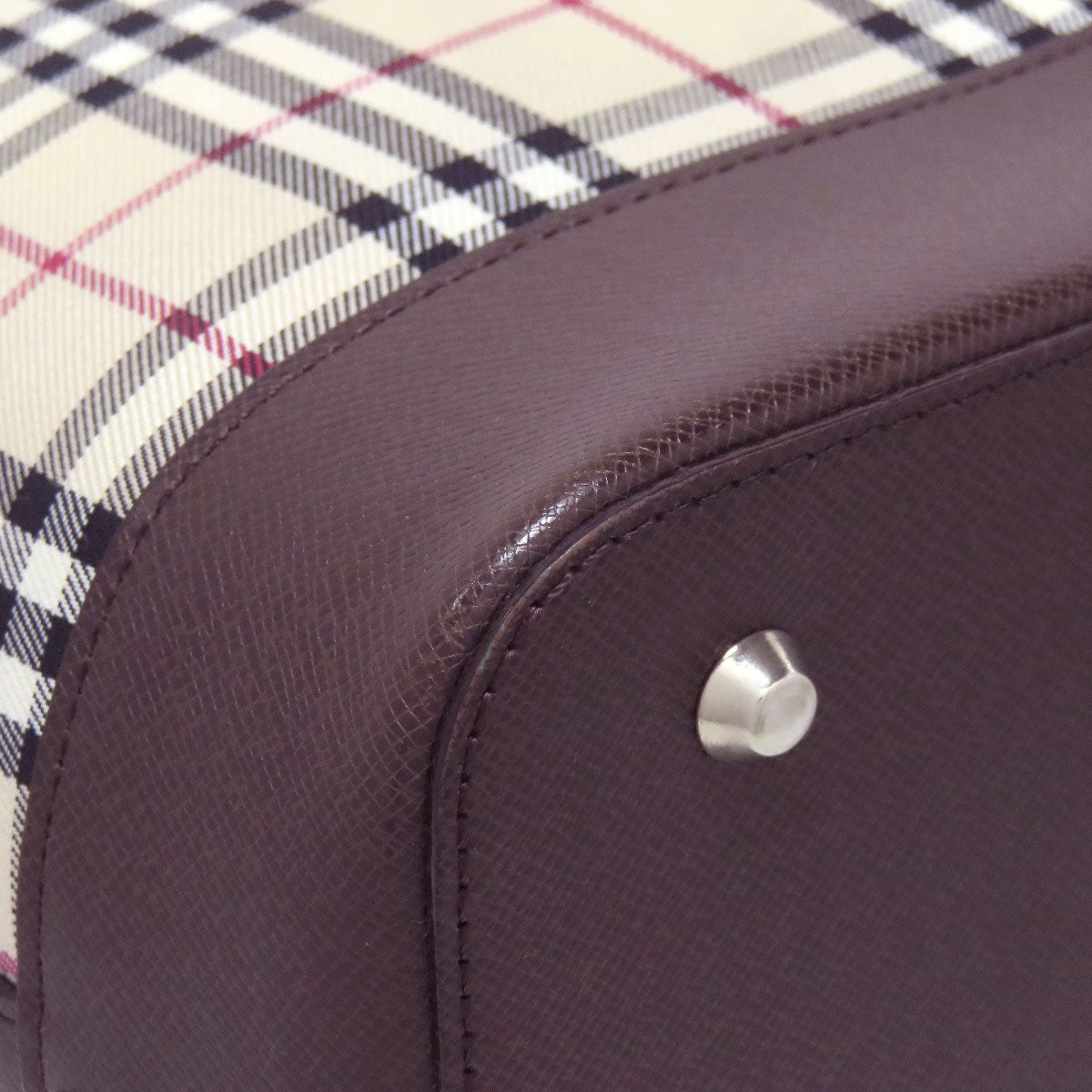 BURBERRY Nova Check Handbag Canvas Ladies [Used]