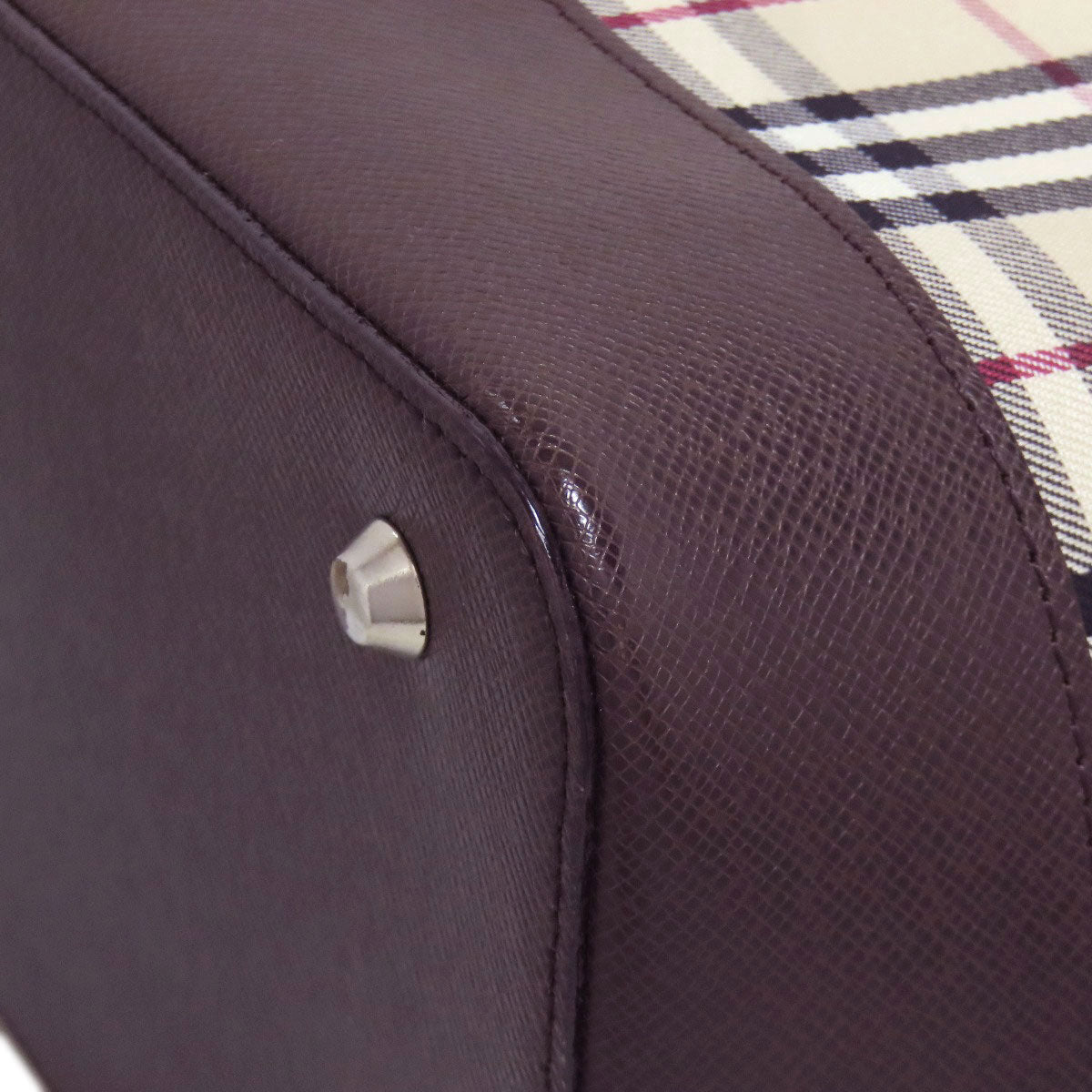 BURBERRY Nova Check Handbag Canvas Ladies [Used]