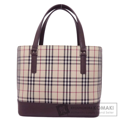 BURBERRY Nova Check Handbag Canvas Ladies [Used]