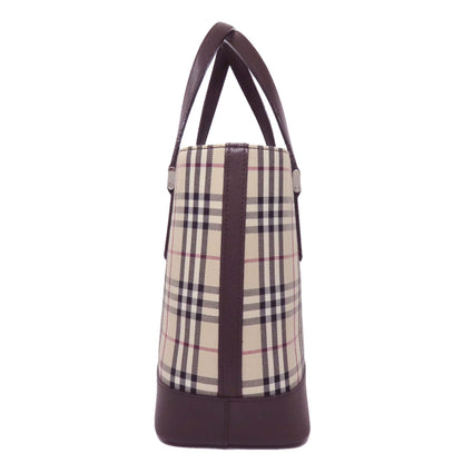 BURBERRY Nova Check Handbag Canvas Ladies [Used]