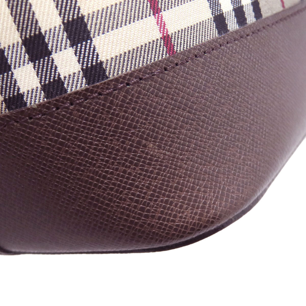 BURBERRY Nova Check Handbag Canvas Ladies [Used]