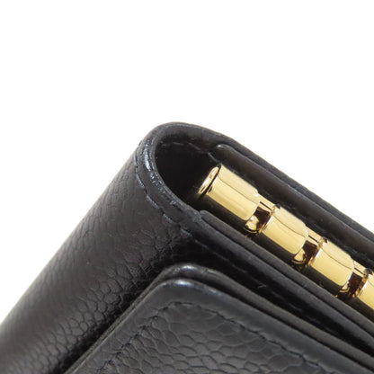 CHANEL COCO Mark GoldHardware key holder Grained Calfskin Skin Ladies [Used]