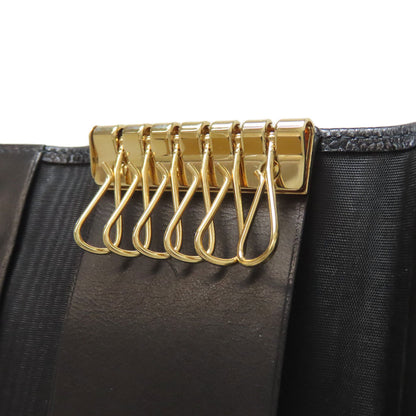 CHANEL COCO Mark GoldHardware key holder Grained Calfskin Skin Ladies [Used]