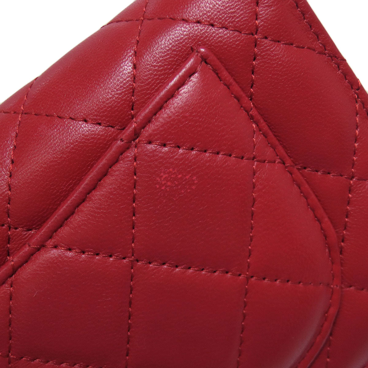 CHANEL Matelasse COCO Mark SilverHardware Long wallet (with coin pocket) Lambskin Ladies [Used]