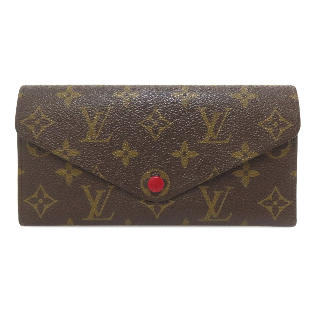LOUIS VUITTON M60139 Portefeiulle Josephine Long wallet (with coin pocket) Monogram canvas Ladies [Used]