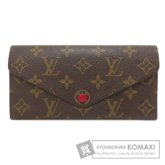 LOUIS VUITTON M60139 Portefeiulle Josephine Long wallet (with coin pocket) Monogram canvas Ladies [Used]