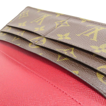LOUIS VUITTON M60139 Portefeiulle Josephine Long wallet (with coin pocket) Monogram canvas Ladies [Used]