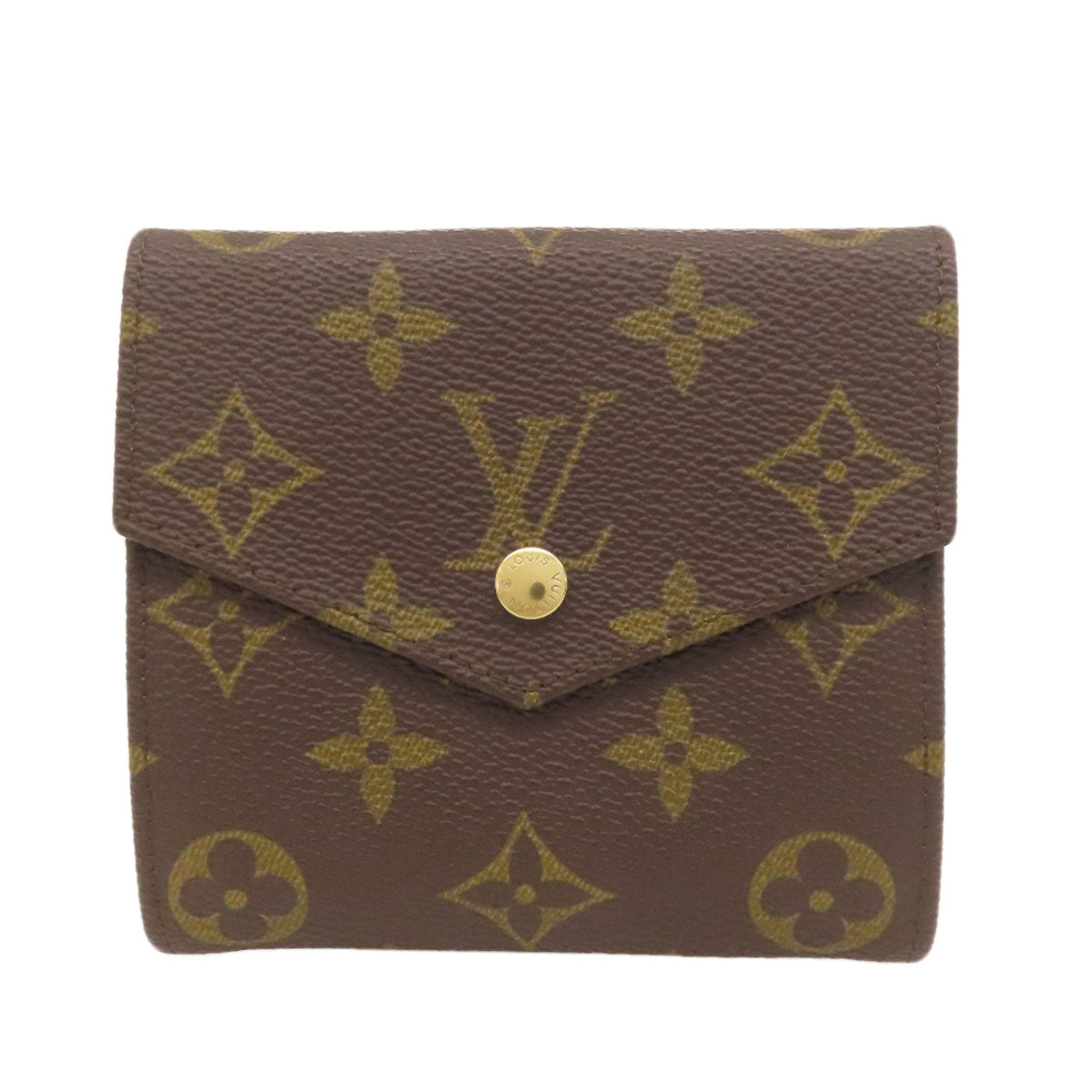 LOUIS VUITTON M61660 Portonet Bie Cult Credit Bifold Wallet with Coin Pocket Monogram canvas Ladies [Used]