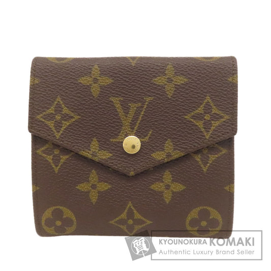 LOUIS VUITTON M61660 Portonet Bie Cult Credit Bifold Wallet with Coin Pocket Monogram canvas Ladies [Used]