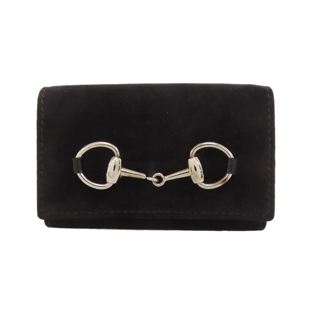 GUCCI 088・0959・810・0 Horsebit key holder Suede Ladies [Used]
