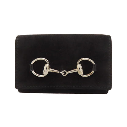 GUCCI 088・0959・810・0 Horsebit key holder Suede Ladies [Used]