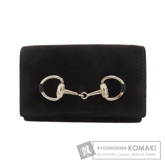 GUCCI 088・0959・810・0 Horsebit key holder Suede Ladies [Used]