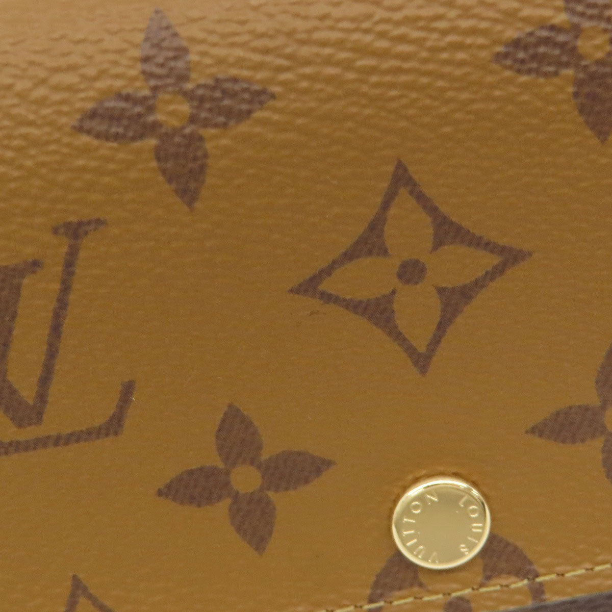 LOUIS VUITTON M82157 Portefeiulle ã» Emily Long wallet (with coin pocket) Monogram reverse Ladies [Used]