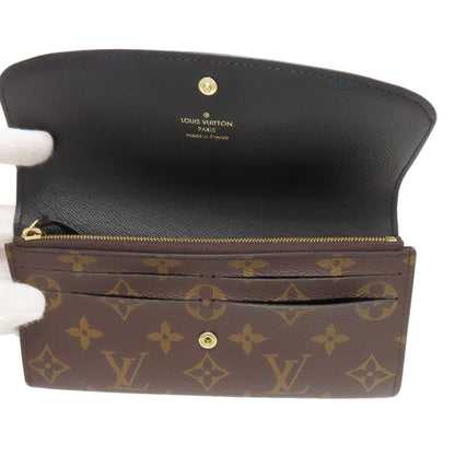 LOUIS VUITTON M82157 Portefeiulle ã» Emily Long wallet (with coin pocket) Monogram reverse Ladies [Used]