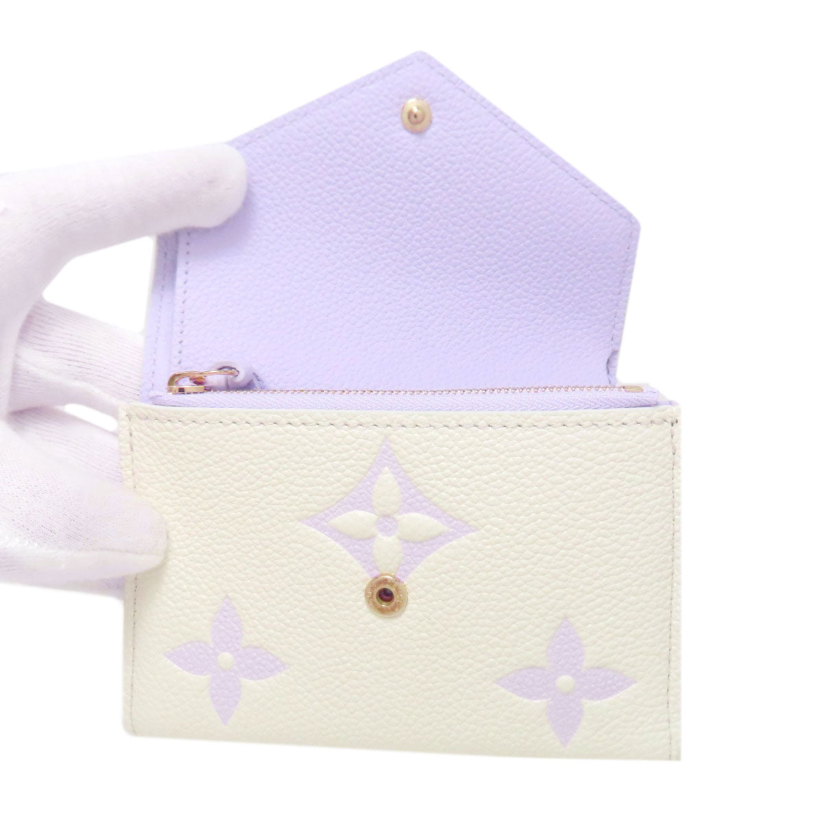 LOUIS VUITTON M82925 Portefeiulle Â· Victorine Bifold Wallet with Coin Pocket Empreinte Ladies [Used]