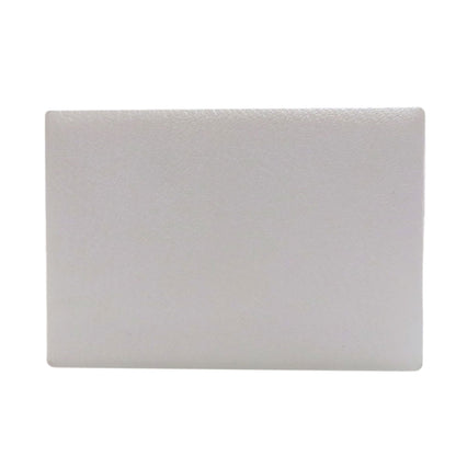 HERMES Calvi Blue Brume Silver Hardware Card Case Chevre Ladies [Used]