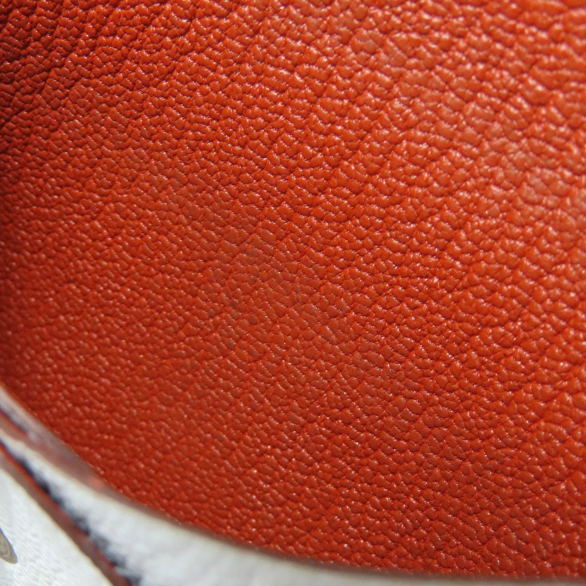 HERMES Calvi Blue Brume Silver Hardware Card Case Chevre Ladies [Used]