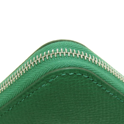 HERMES Azap Silkin Compact SilverHardware coin purse Epsom Ladies [Used]