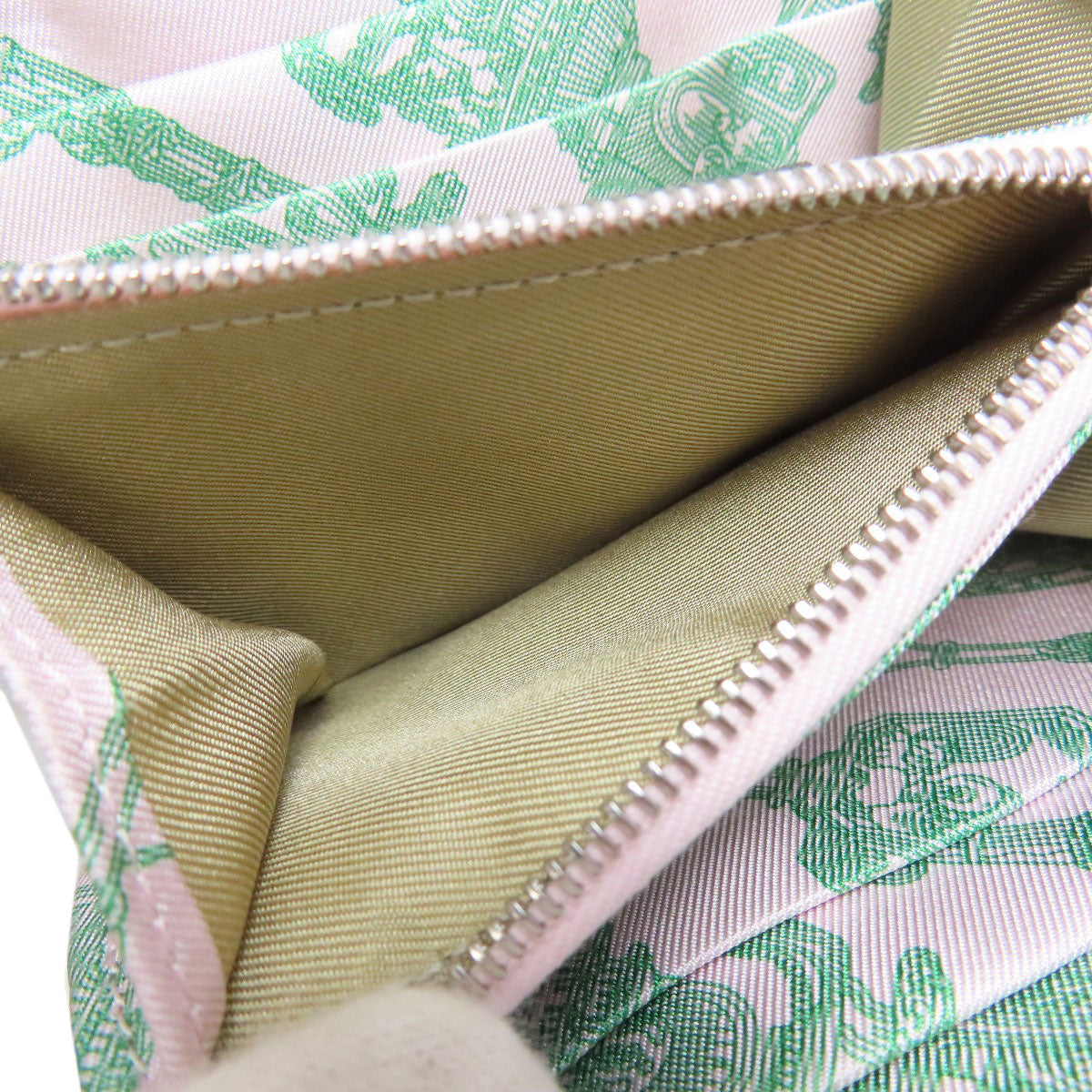 HERMES Azap Silkin Compact SilverHardware coin purse Epsom Ladies [Used]