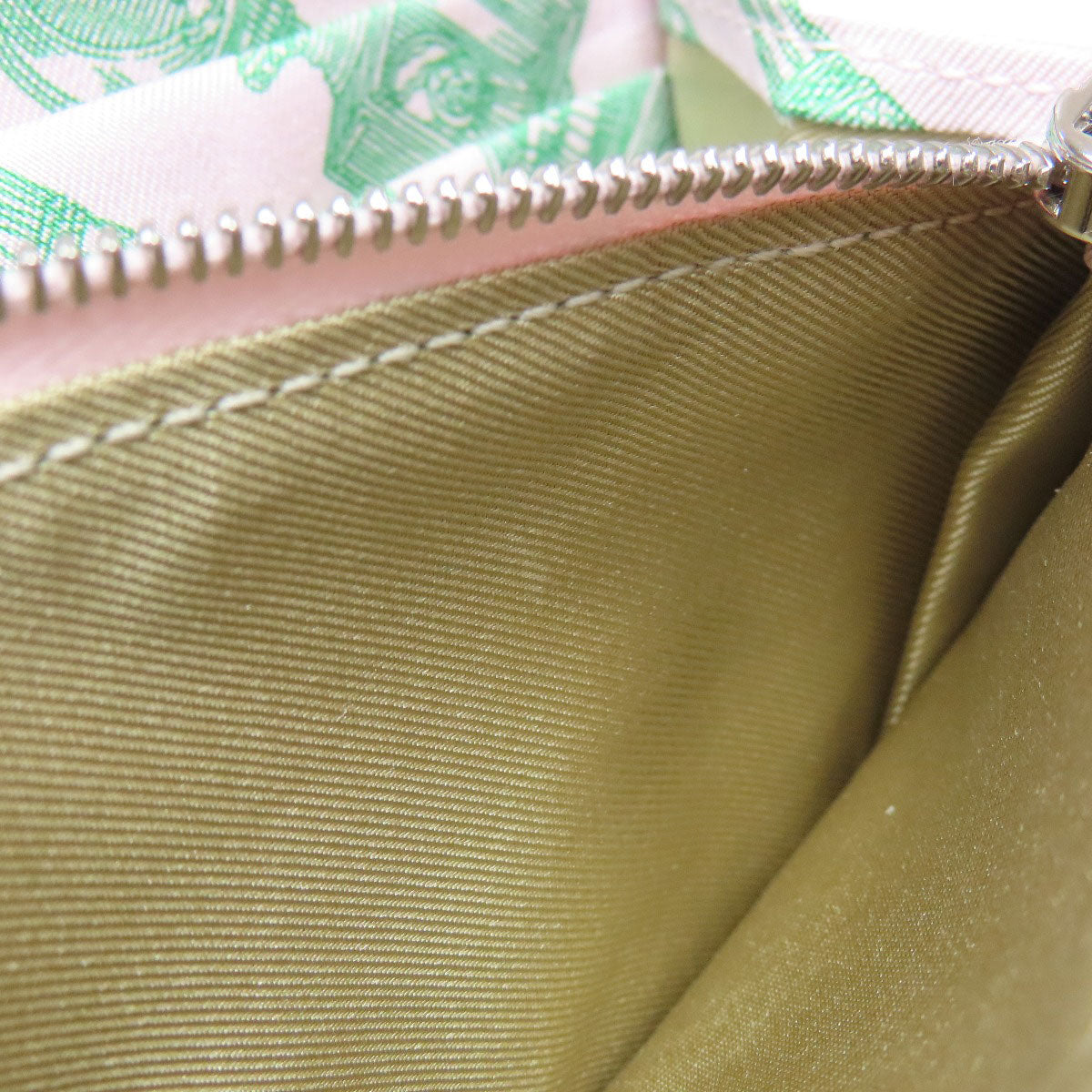 HERMES Azap Silkin Compact SilverHardware coin purse Epsom Ladies [Used]