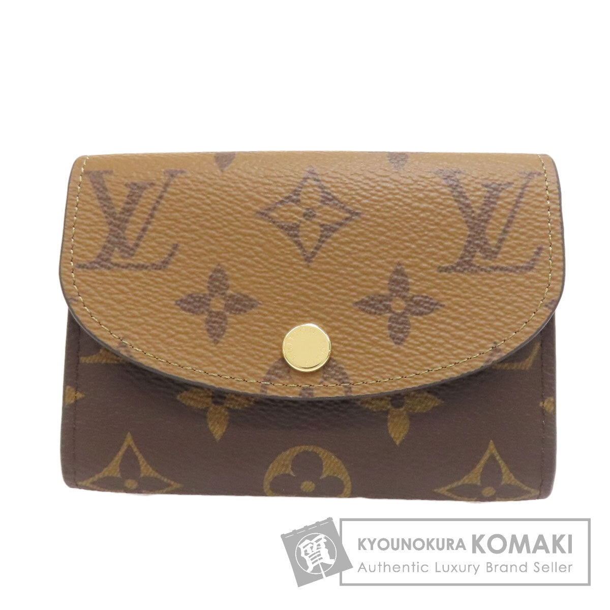 LOUIS VUITTON M82333 Portomonet Rosali coin purse Monogram reverse Ladies [Used]