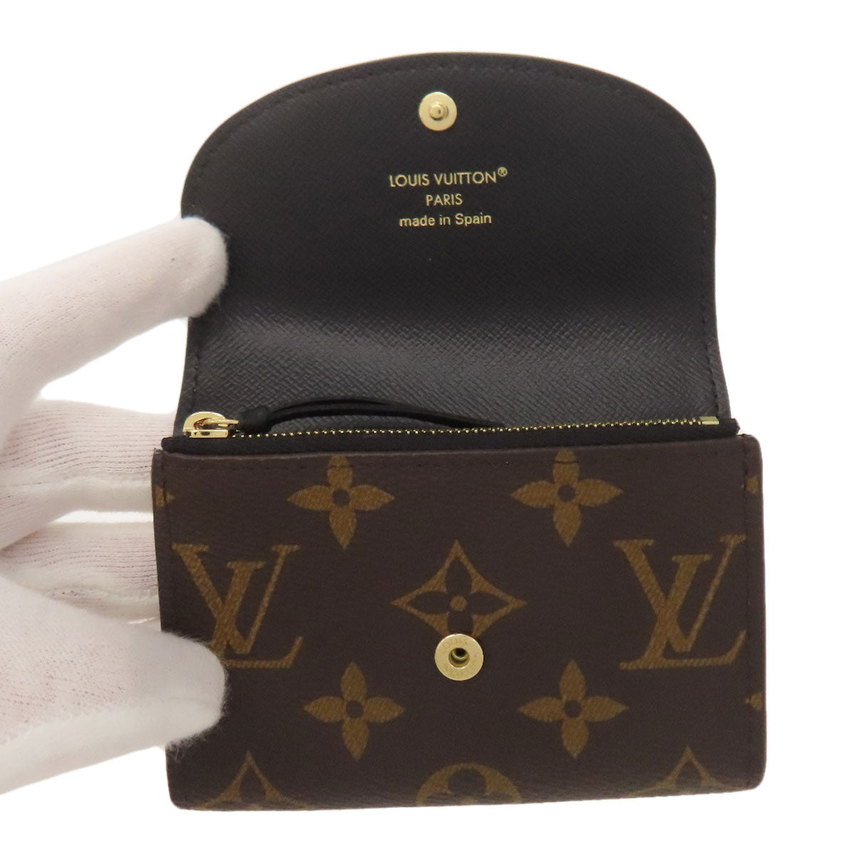 LOUIS VUITTON M82333 Portomonet Rosali coin purse Monogram reverse Ladies [Used]