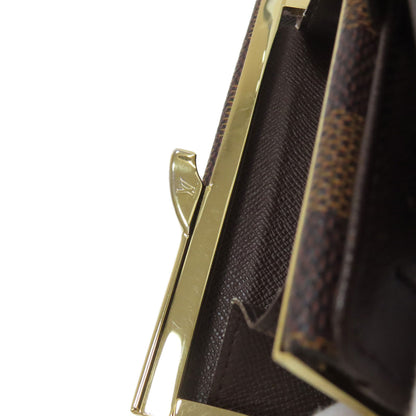 LOUIS VUITTON N61674 Portefeiulle ã» Vienova Bifold Wallet with Coin Pocket Damier canvas Ladies [Used]