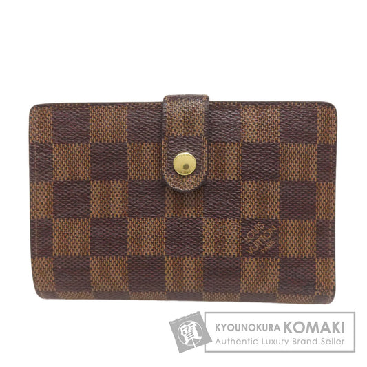 LOUIS VUITTON N61674 Portefeiulle ã» Vienova Bifold Wallet with Coin Pocket Damier canvas Ladies [Used]